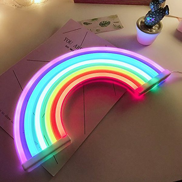 New Cute Rainbow Neon Sign LED Rainbow